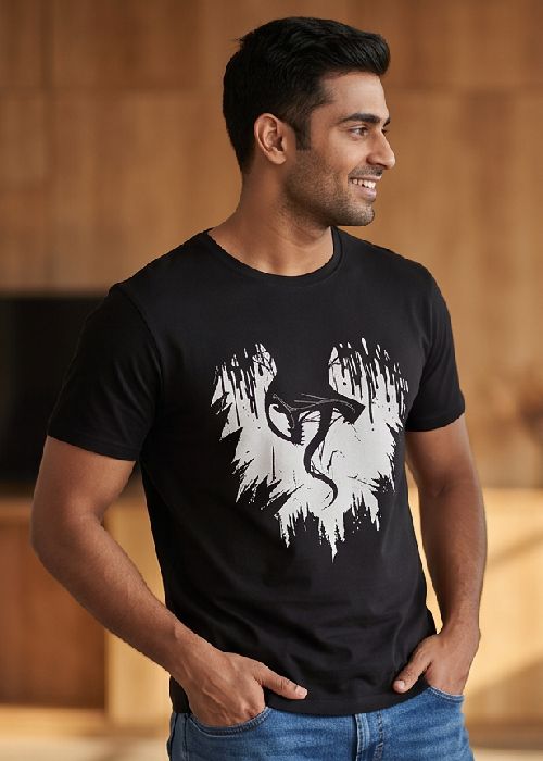 Men's Printed Cotton Blend T-Shirt Combo (Pack of 5)