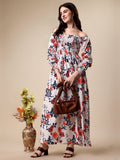 Wild Monochrome Animal Print Maxi Dress 0