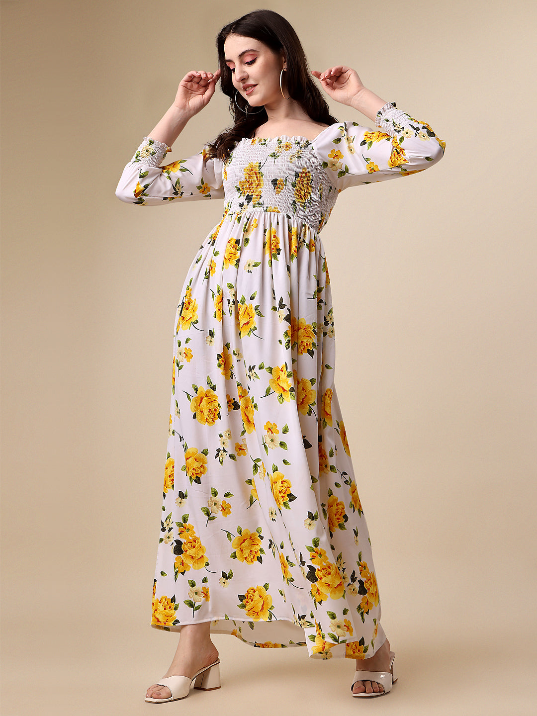 Wild Monochrome Animal Print Maxi Dress 10