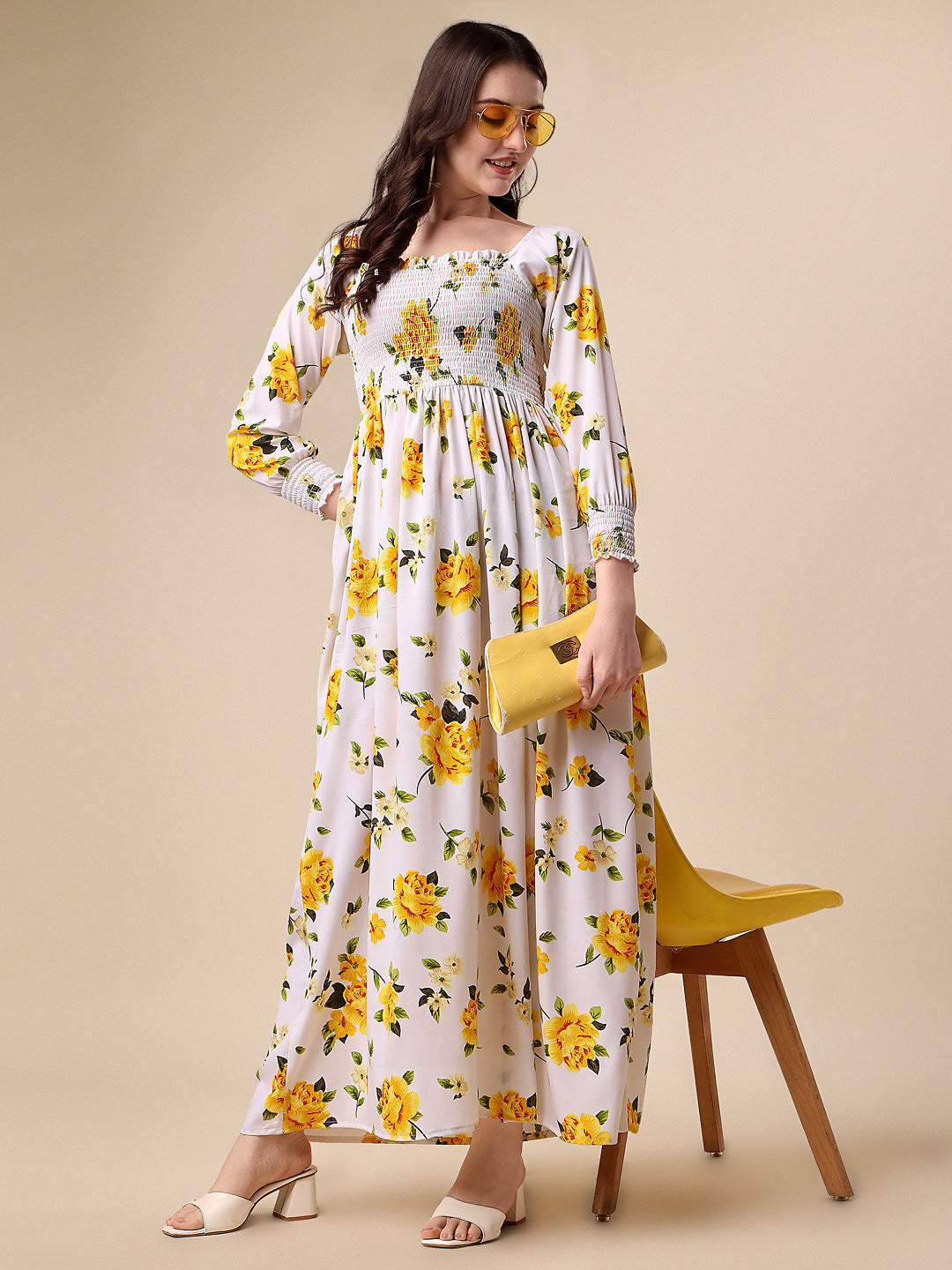 Wild Monochrome Animal Print Maxi Dress 2