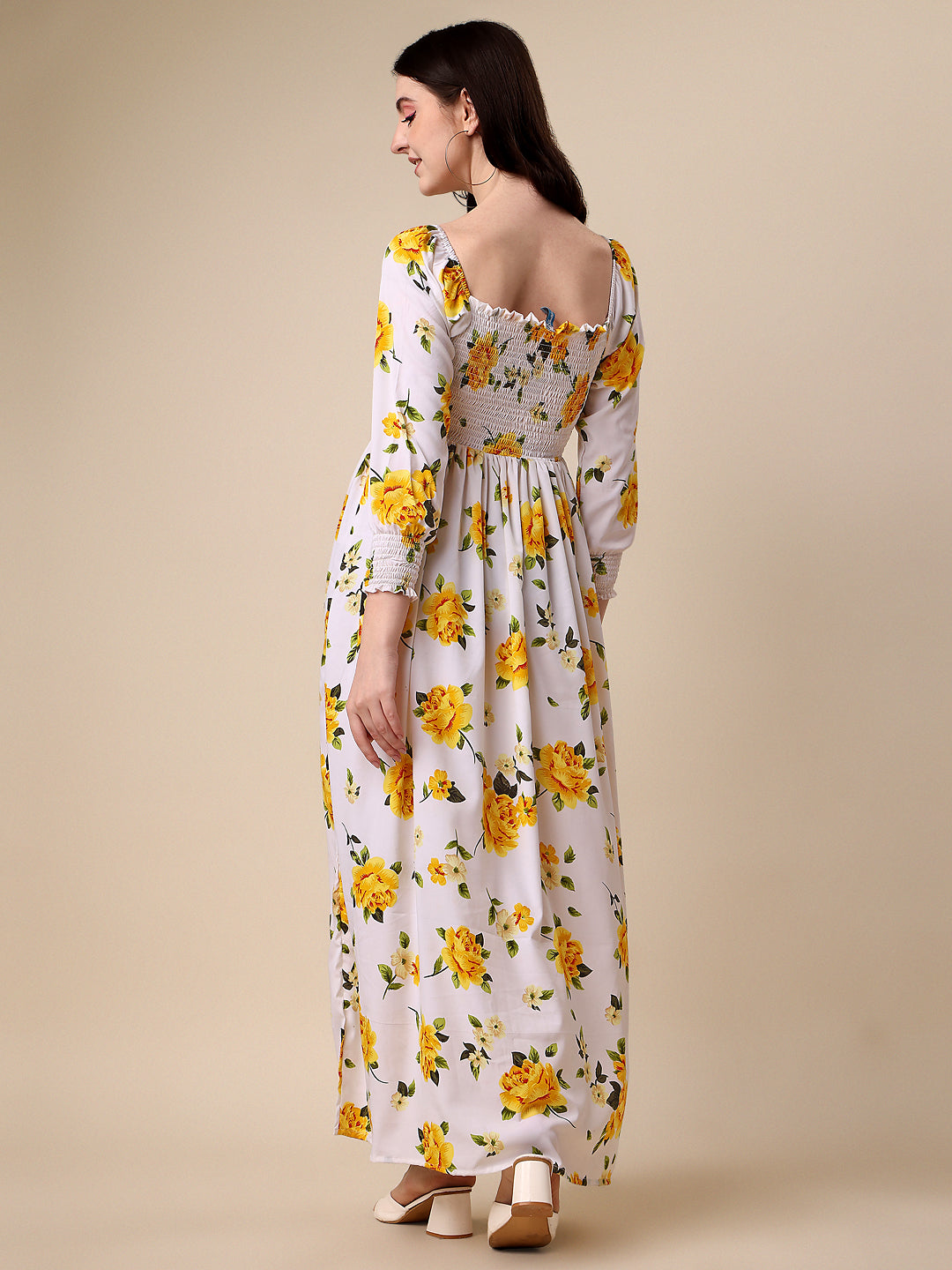 Wild Monochrome Animal Print Maxi Dress 5