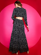 Women Fit and Flare Maxi Waist Cut Dress 6
