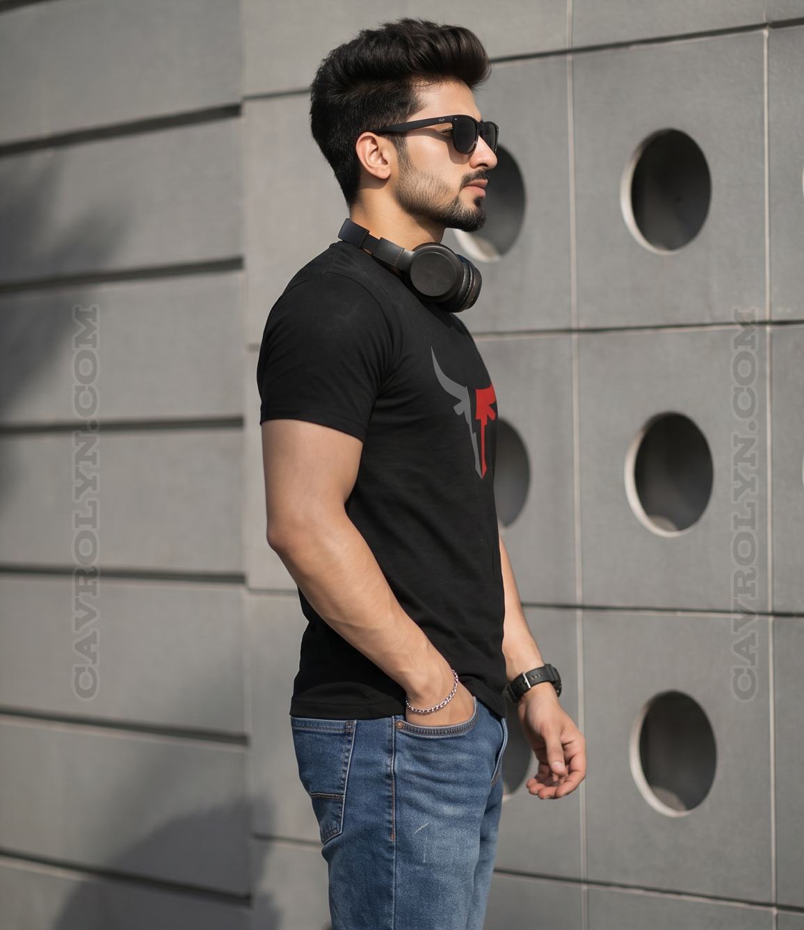 Men's Premium Graphic Printed  T-Shirt | Regular Fit | Casual Half Sleeve Round Neck Tee