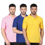 Men's Premium Polo Collar T-Shirt Combo (Pack of 3)