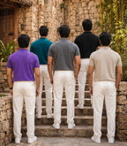 Men's Premium Solid Polo T-Shirt Combo Pack of 5 | Cotton Blend Half Sleeve Casual Collar T-Shirts