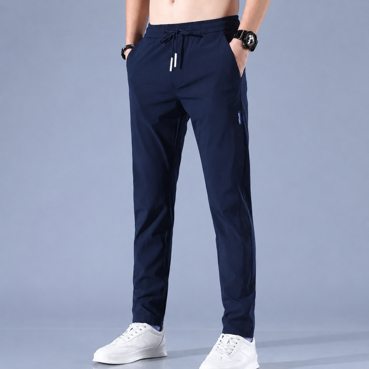 Men Activewear Lycra Track Pants