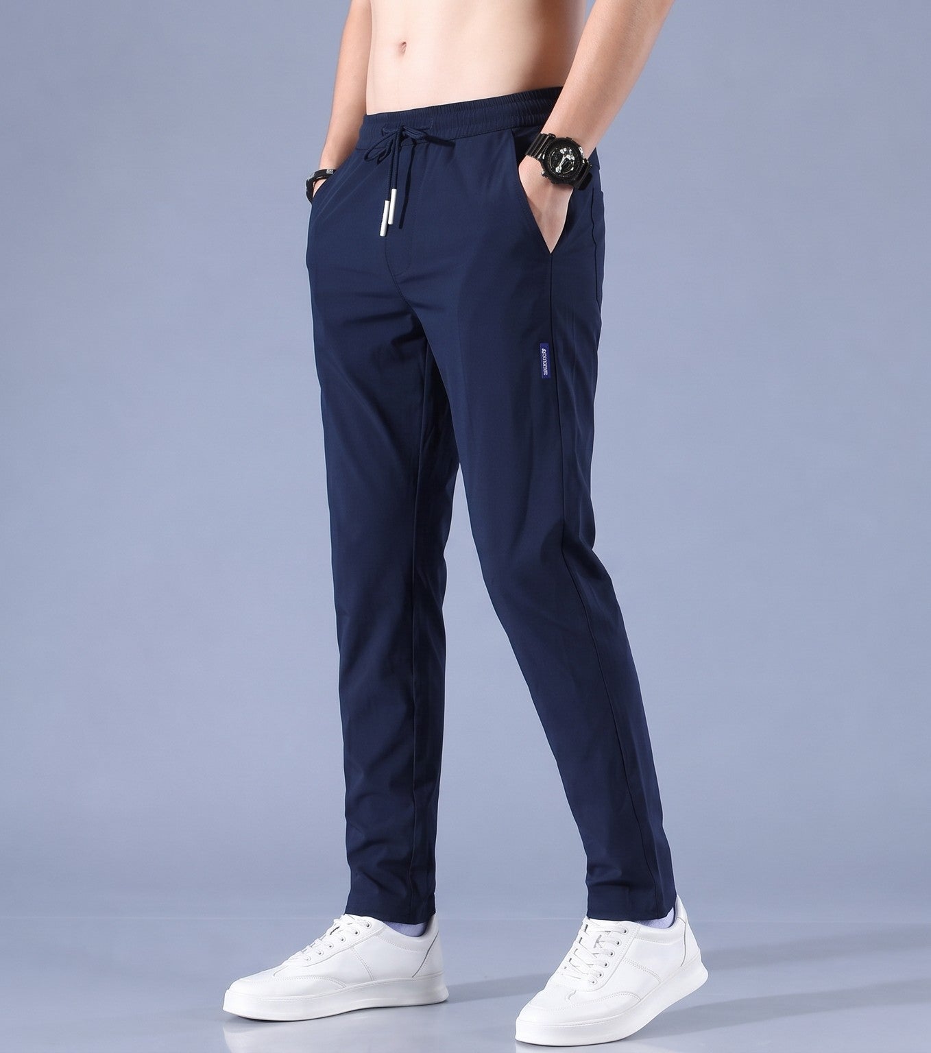 Men Activewear Lycra Track Pants