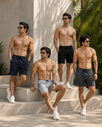 Men's Lightweight Activewear Stretchable Shorts Combo of 4