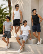 Men's Lightweight Activewear Stretchable Shorts Combo of 4