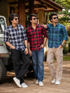 Men's Premium Checked Shirt Combo (Pack of 3)